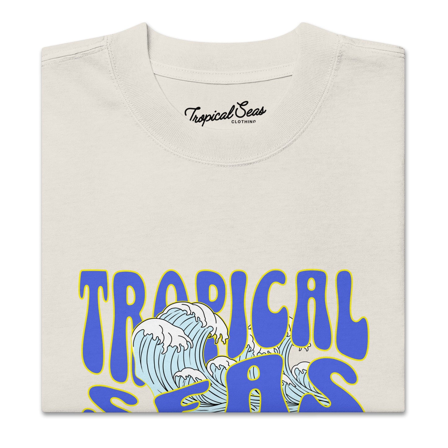 Oversized Tropical Seas faded t-shirt