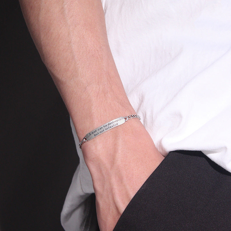 Silver Bracelet for Men's Fashion
