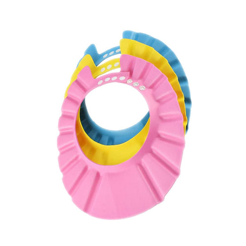 Baby Bath Soft Cap Adjustable Soft Bath Cap Shampoo Protection