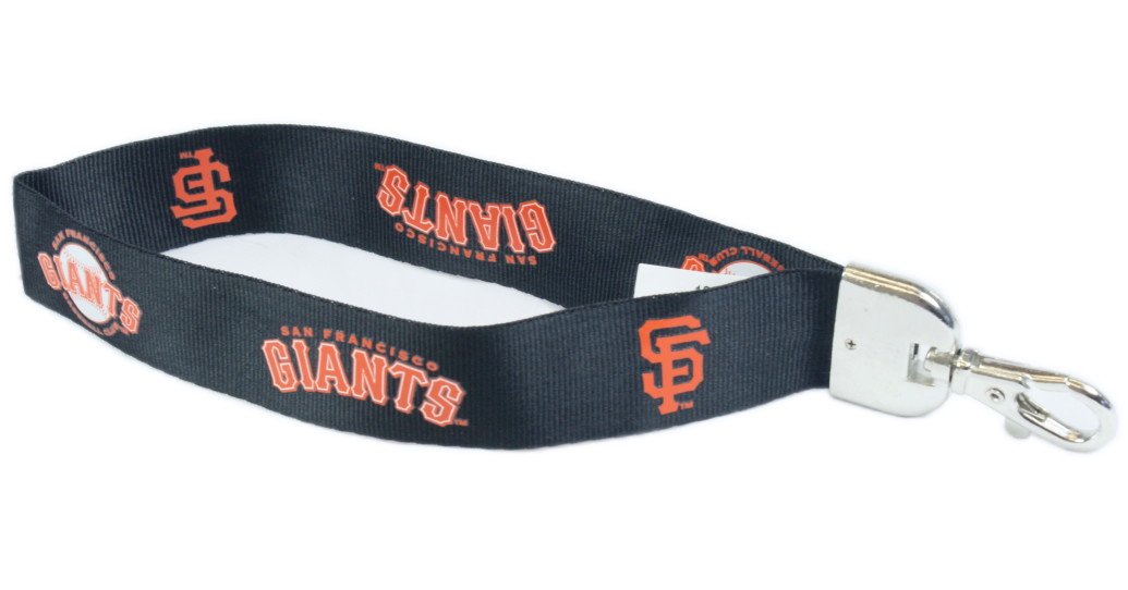 Baseball San Francisco Giants Wristlet Lanyard Black One Size