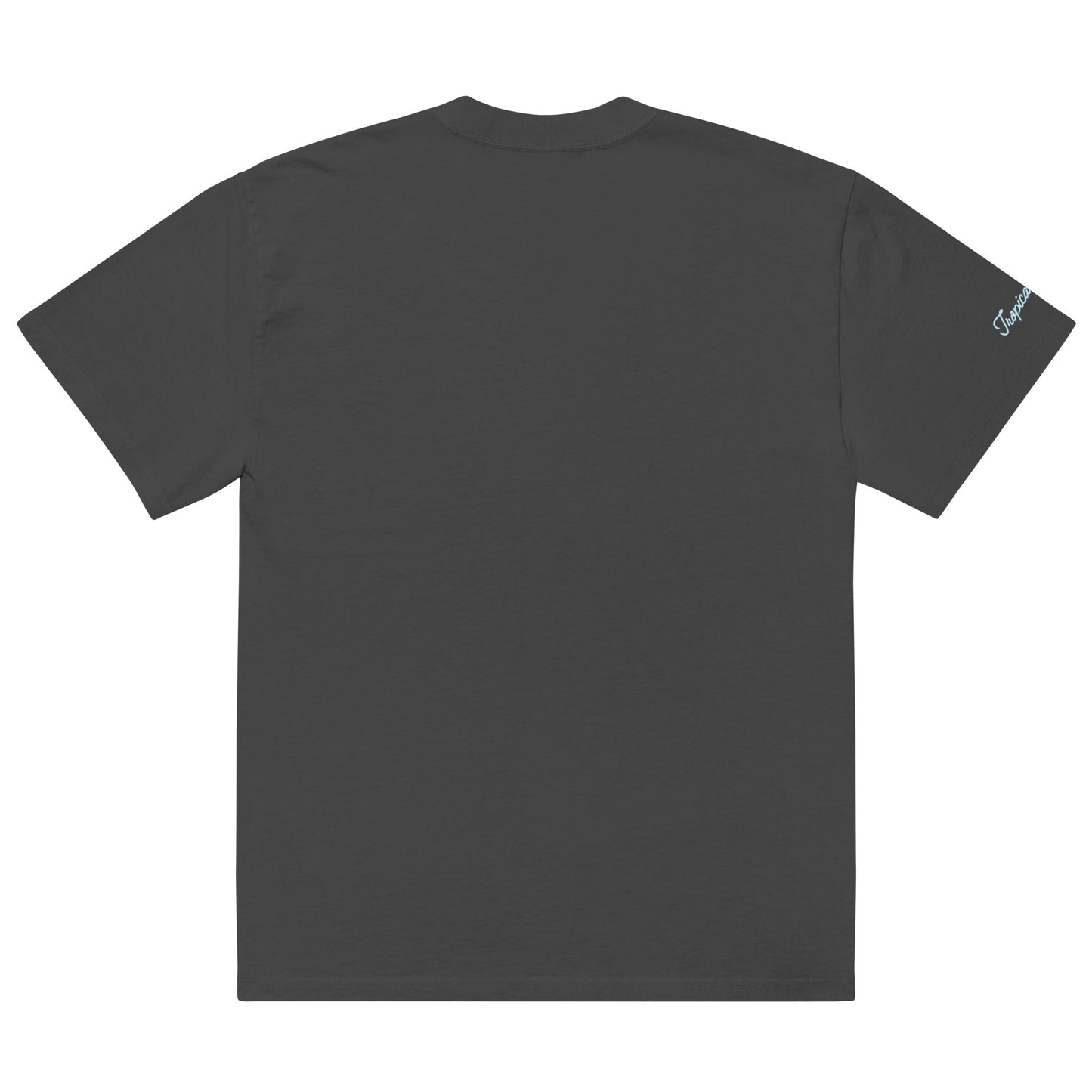 Oversized Seas Printed Faded T-shirt