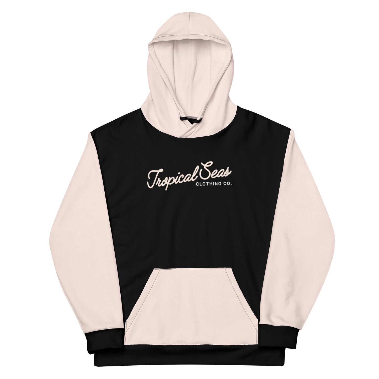 Pink Sand Two Colored Tropical Seas Hoodie