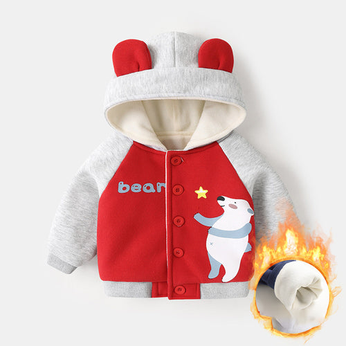 Baby Hooded Jacket for Boys and Girls Winter
