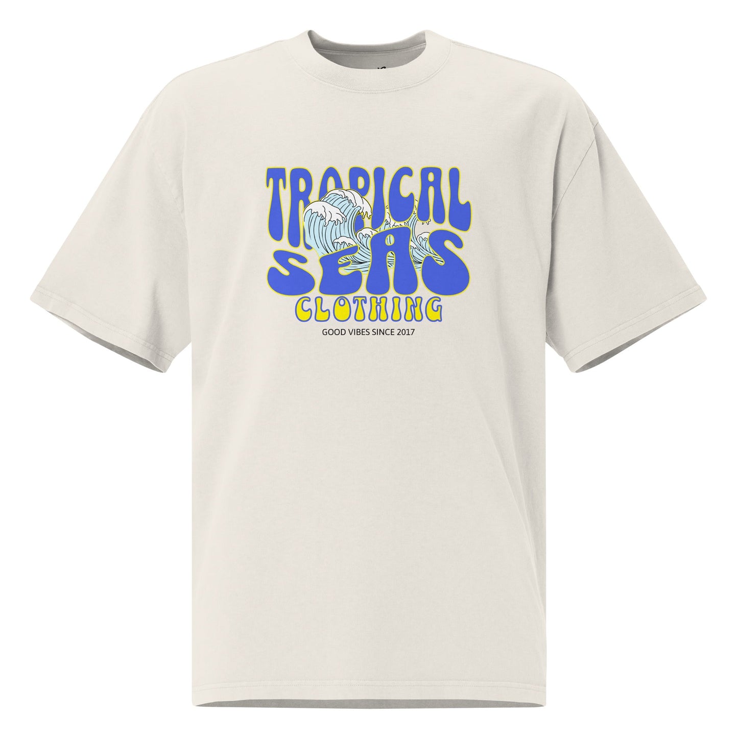 Oversized Tropical Seas faded t-shirt