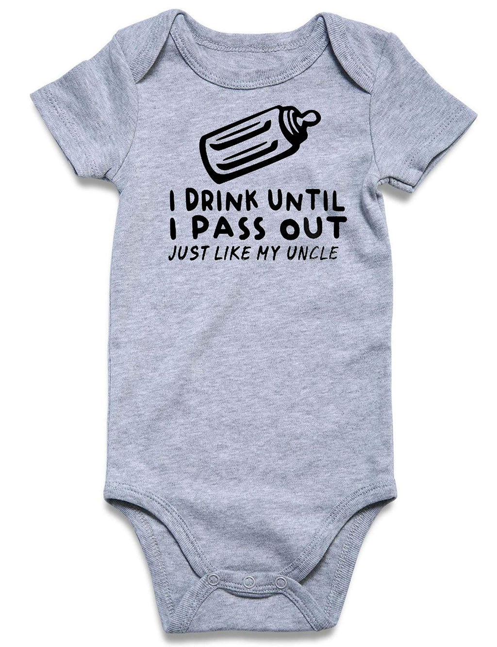 UNIFACO My Uncle Baby Clothes Boys Uncle Niece Baby Clothes Baby Announcement Uncle Saying Baby Gifts From Uncle