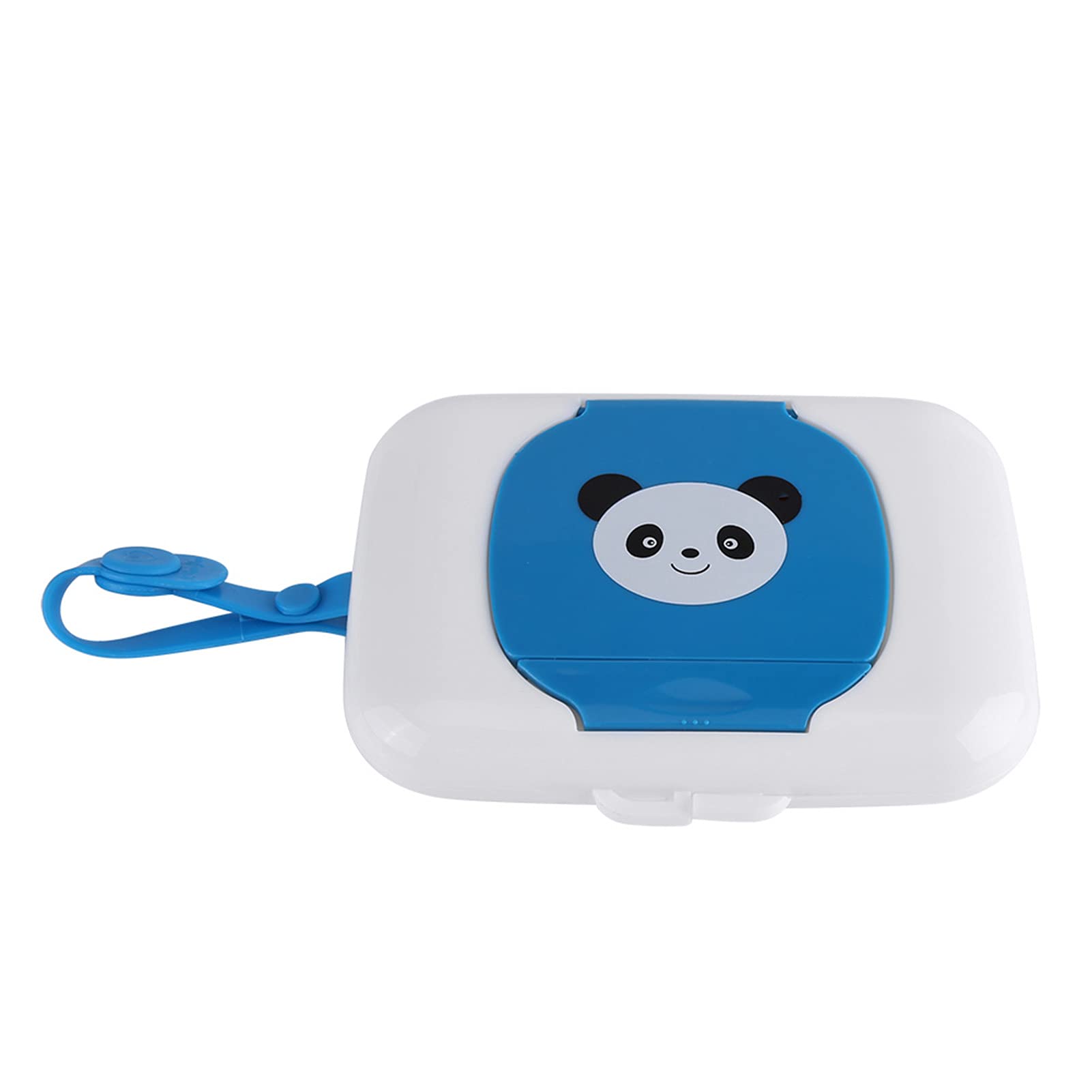 Baby Wipes Dispenser Wipes Dispenser Baby Wipes Case Baby Wipe Holder for Wipes (Blue Panda)