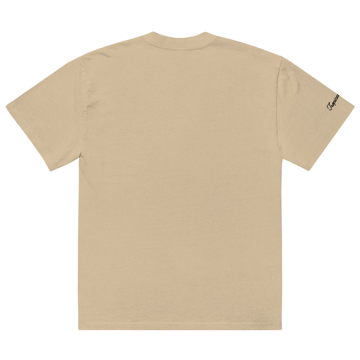 Oversized Seas Printed Faded T-shirt