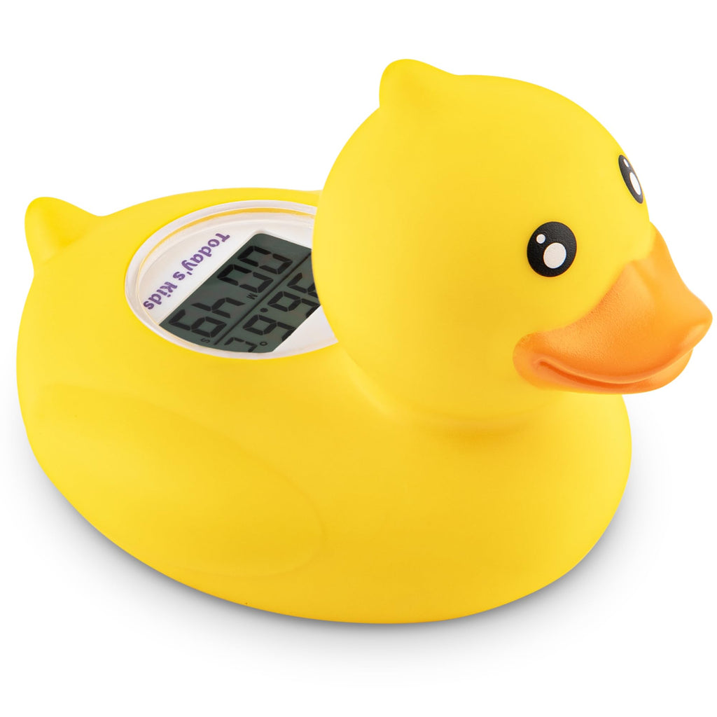 Todays Kids Duck Baby Bath Thermometer & Clock