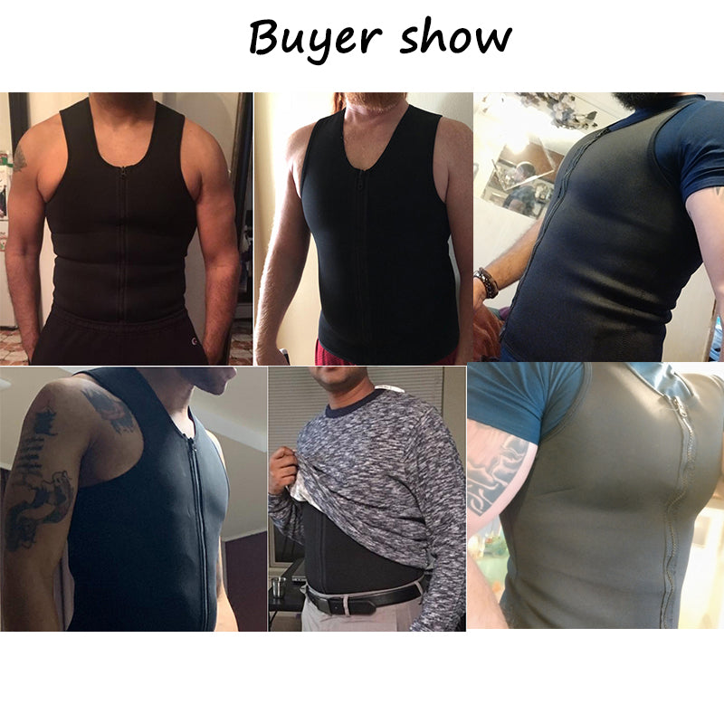 Men's Waist Trainer Vest for Weight Loss