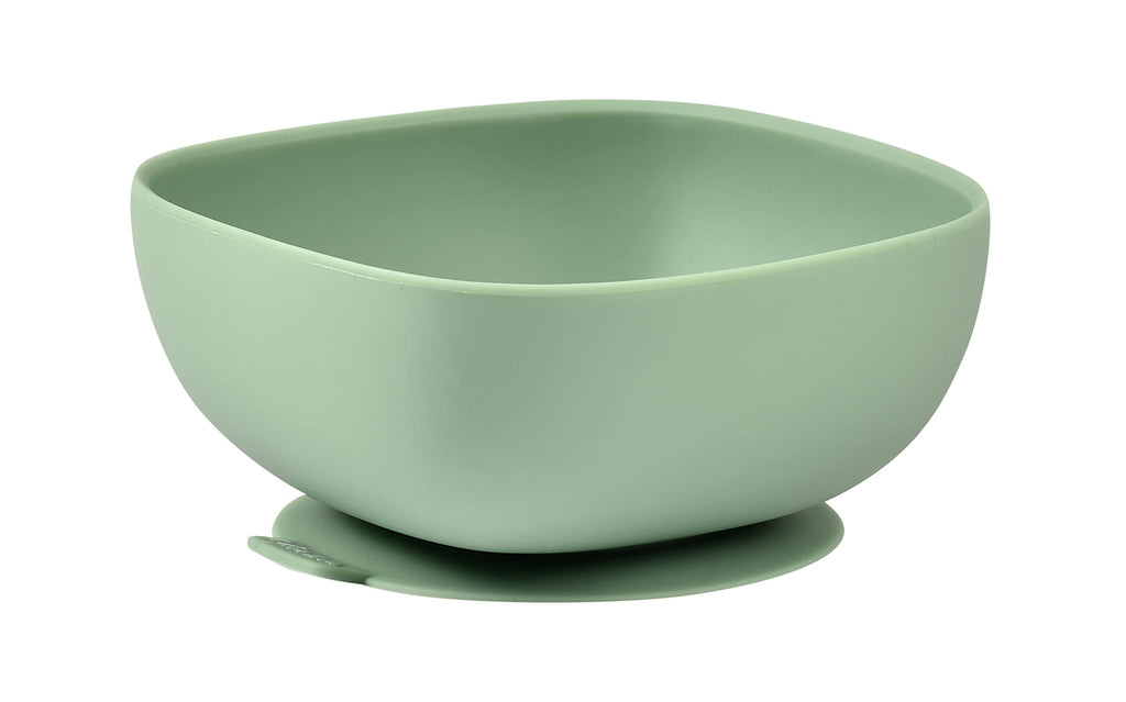 Beaba Silicone Suction Baby Bowl - Silicone Bowl Toddler Bowls Baby Bowls First Stage Baby Necessities Baby Essentials Toddler Baby Feeding Sage