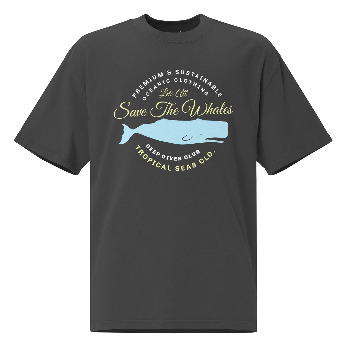 Oversized Lets Save the Whales t-shirt