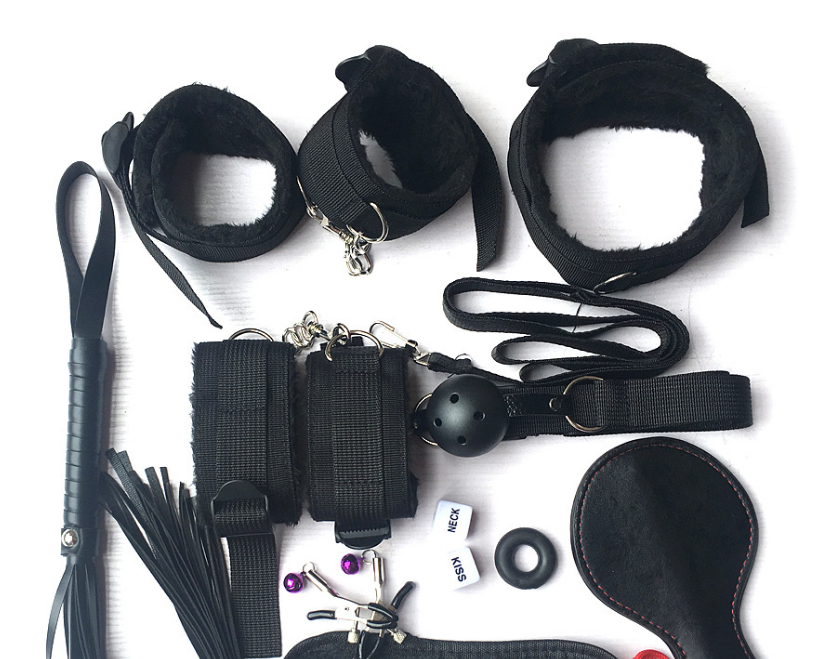 Ten piece Plush Strap Teasing Toy Set