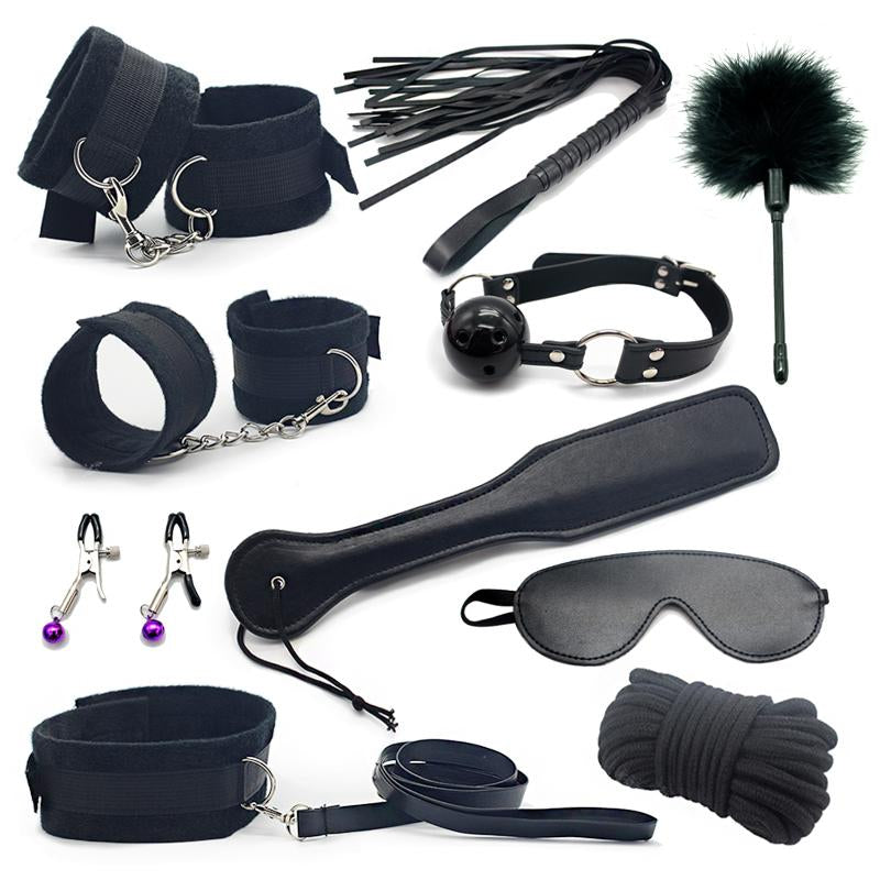 Ten piece Plush Strap Teasing Toy Set