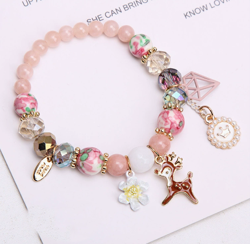 Pearl Bracelet, Stone Bead Bracelet