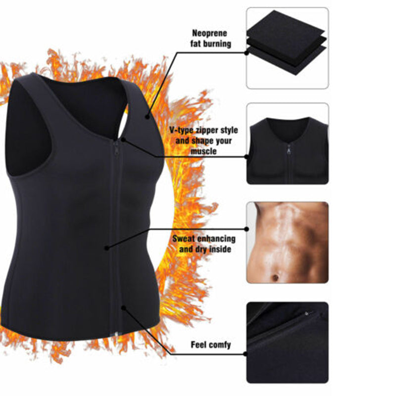 Men's Waist Trainer Vest for Weight Loss